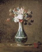 Jean Baptiste Simeon Chardin Carnation flowers oil painting on canvas